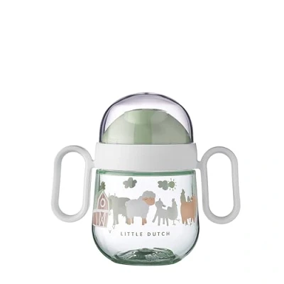 Image de Mepal Gobelet d&#039;apprentissage anti fuites Mio 2.0 Little Dutch à partir de 6 mois pour bébé 200 ml Farm