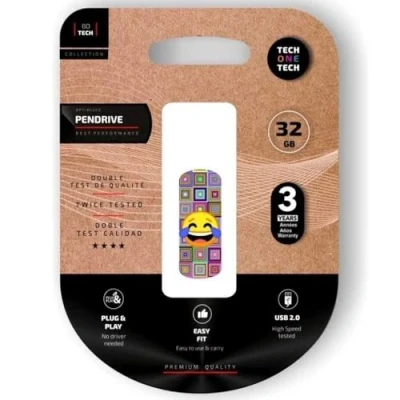 Afbeelding van USB stick Tech One TEC4403 32 Multicolour GB