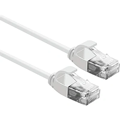 Afbeelding van ROLINE UTP Data Center Patchkabel Cat.6A (Class EA), LSOH, extra dun, wit, 1,5 m