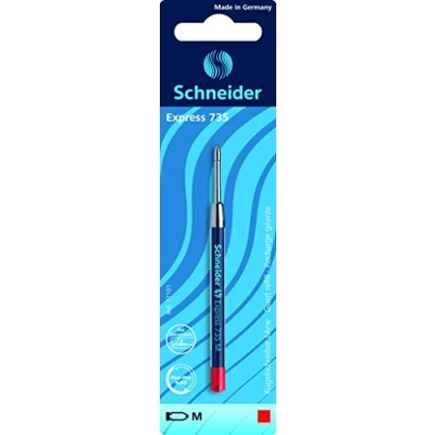 Afbeelding van Schneider balpenvulling Express 735 M rood S 77101