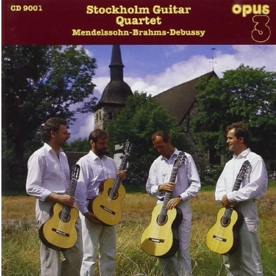 Afbeelding van Stockholm Guitar Quartet Mendelsohn, Brahms, Debussy (CD)
