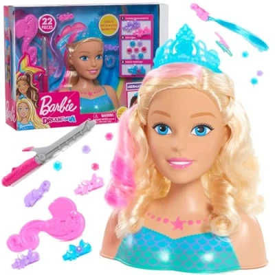 Afbeelding van JP Barbie Dreamtopia Zeemeermin Styling Head, 22 stuks