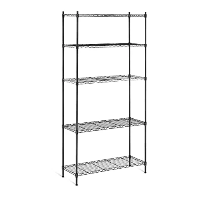 Afbeelding van Royal Catering Opbergrek metaal 35 x 90 180 cm 150 kg zwart