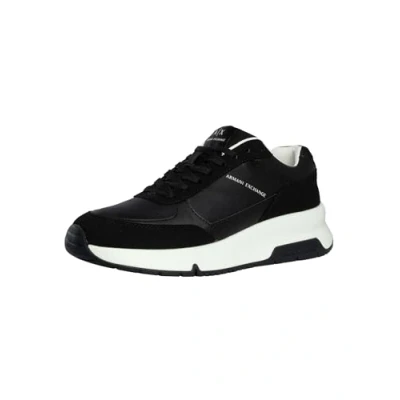 Afbeelding van Armani Exchange VOX Sneakers laag, Heren, Maat: 42, Black Imitatieleer/ textiel