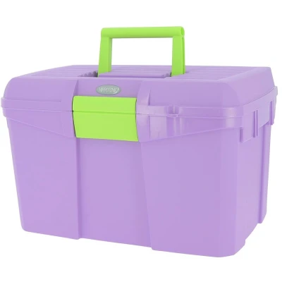 Afbeelding van Hippotonic Poetskoffer Paars/Neon Groen 40x27,5x24,5cm