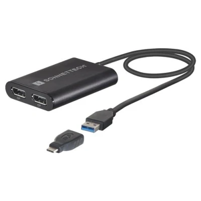 Image de Adaptateur DisplayLink USB vers Dual DisplayPort 1.2 4K Sonnet USB3 DDP4K