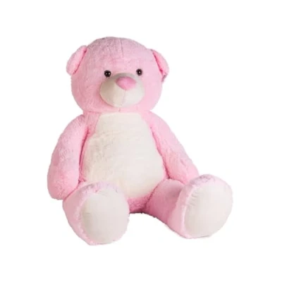 Afbeelding van Knuffelbeer Jumbo Roze 140 cm