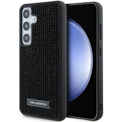 Afbeelding van Karl Lagerfeld Rhinestones Back Case Geschikt voor Samsung Galaxy S24 Plus (S926) Zwart