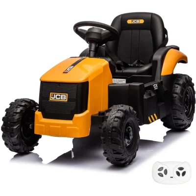 Afbeelding van JCB Elektrische Tractor Voor Kinderen 12V Geel