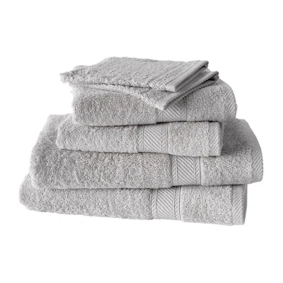 Afbeelding van De Witte Lietaer Handdoeken Helene Dove 50 x 100 cm 6 stuks Katoen