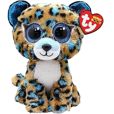 Image de Peluche TY Beaniee Boo&#039;s Small Cobalt Le Léopard