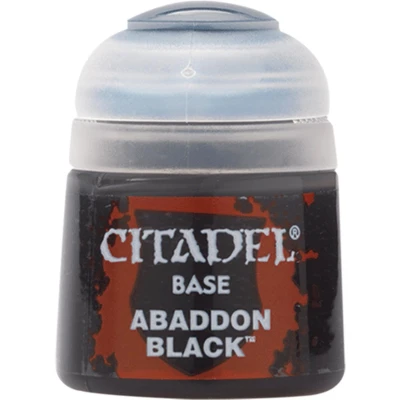 Afbeelding van Citadel Base Paint: Abaddon Black (12ml)