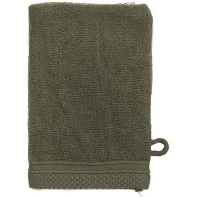 Afbeelding van The One Towelling washandje Ultra Deluxe 16x21 Olive Green