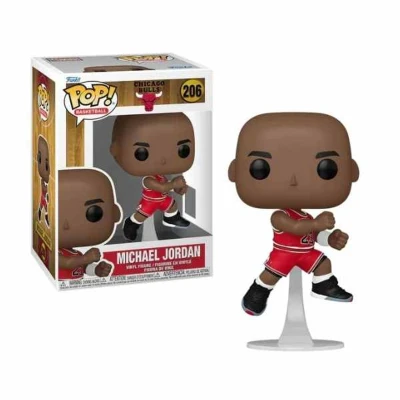 Afbeelding van NBA Michael Jordan vinylfiguur 206 Funko Pop! standaard PVC