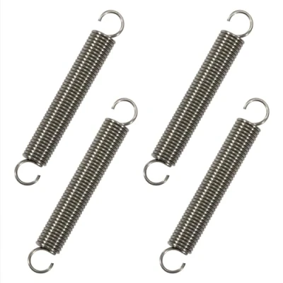 Afbeelding van GUNGY 4 stuks trekveren met roestvrijstalen haak, 70 mm, buitendiameter 10 draaddiameter 1,2 maximale trekkracht 3,2 kg, x mm