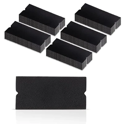 Afbeelding van EHDIS Vervangende vilten rand voor rakel 10 x 4,8 cm drukwisser accessoires stof vilt wrapping scraper 3m 50 stuks/verpakking (rakel niet inbegrepen)
