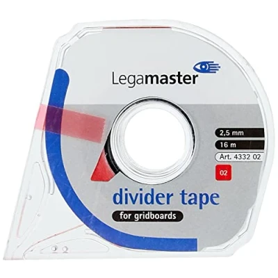 Afbeelding van Planbord verdeeltape Legamaster 2,5mmx16m rood