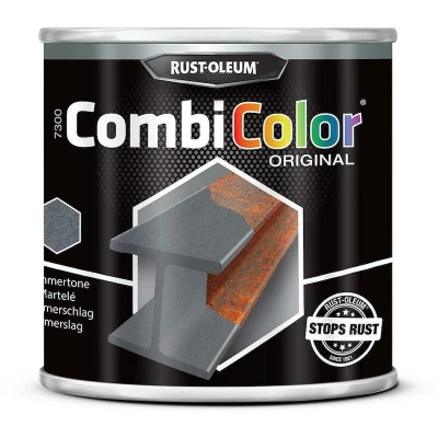 Afbeelding van Rustoleum Combicolor Hamerslag Donkergrijs 250 ml