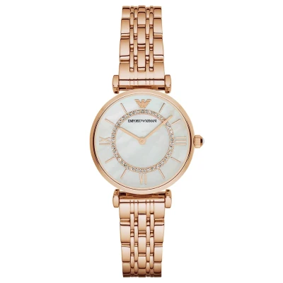 Afbeelding van Emporio Armani dames Horloge AR1909 in de kleur Roségoud