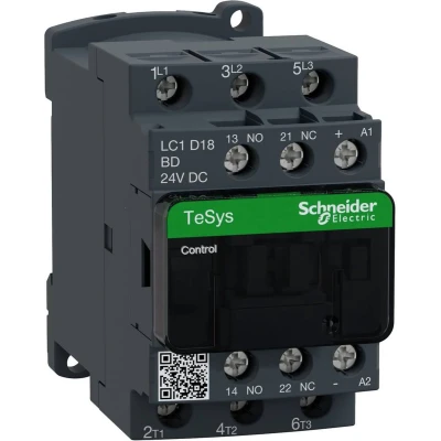 Afbeelding van Schneider Electric LC1D18BD Contactor 1x NO, NC 1 stuk(s)