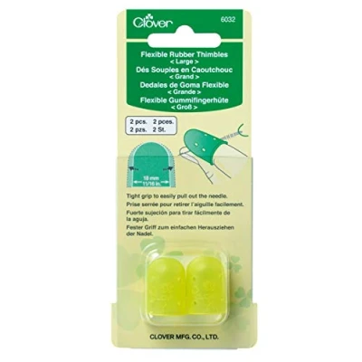 Afbeelding van Clover Rubber Thimbles Flexibele rubberen kabelschoenen, groot, 2 stuks, overig, 18 mm