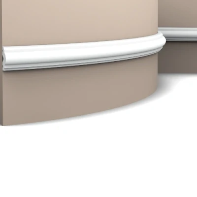 Afbeelding van Orac PX103F wandlijst 200x2.5x1.2 cm wand en plafond elegante flexibele verfraaiing