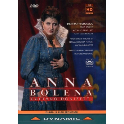Afbeelding van Dimitra Theodossiou, Orchestra &amp; Chorus Of Bergamo Musica Festival Donizetti: Anna Bolena (2 DVD)