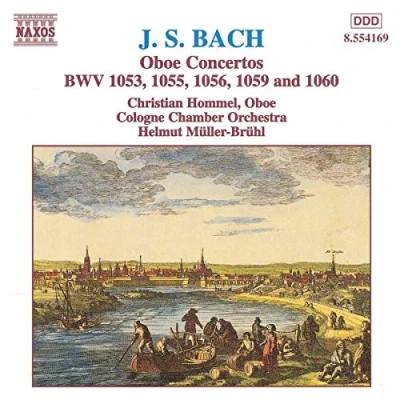 Afbeelding van Christian Hommel, Cologne Chamber Orchestra, Helmut Müller Brühl J. S. Bach: Oboe Concertos (CD)