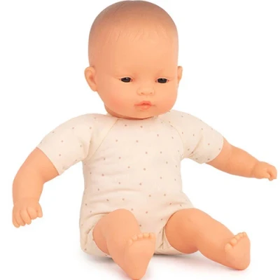 Afbeelding van Miniland babypop aziatisch met zacht lijfje 32 cm