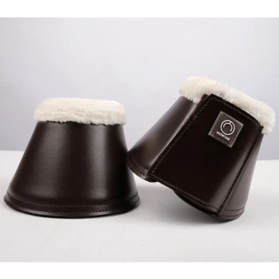 Image de Montar Cloches d&#039;Obstacles PU Leather Marron Cob