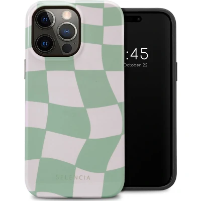 Afbeelding van Selencia Hoesje Geschikt voor iPhone 14 Pro Max Vivid Backcover Groovy Sage Green