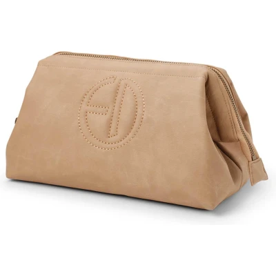 Afbeelding van Elodie Toilettasje Zip&amp;Go Luieretui Toilettas kind Kraammand Kraamcadeau Babyshower cadeau Aviator Brown