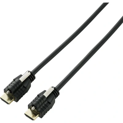 Afbeelding van SpeaKa Professional SP 9784188 HDMI kabel Aansluitkabel A stekker, stekker 3.00 m Zwart 4K UHD, Audio Return Channel (ARC), Vergulde