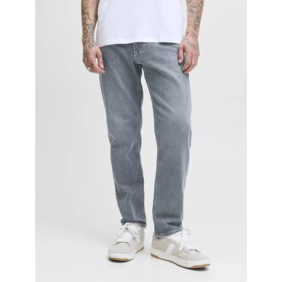Afbeelding van Jack &amp; Jones Jjimike Jjevan Straight leg jeans, Heren, Maat: 34x34, Blue denim
