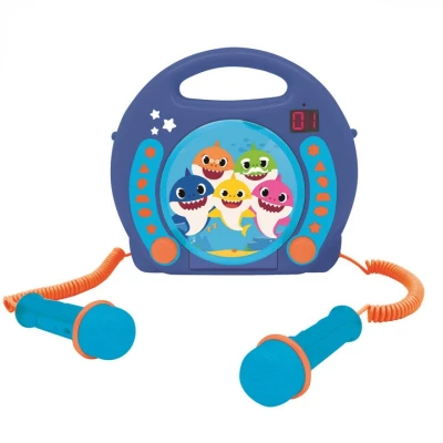 Afbeelding van Baby Shark Karaoke CD speler met 2 Microfoons 3380743087979