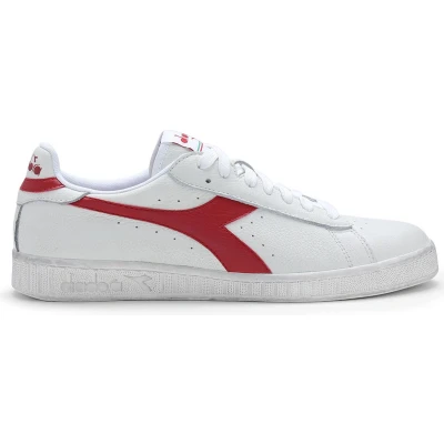 Afbeelding van Diadora GAME Waxed Unisex Sneakers laag, Maat: 43, White/red pepper Leer