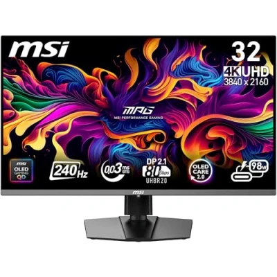 Image de MSI Mpg 322urx Qd Oled 31.5 Pouces Ultra Hd 4k (organic Light emitting Diode)