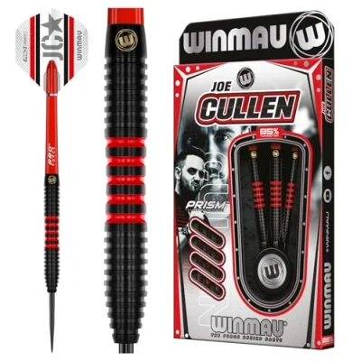 Afbeelding van WINMAU Joe Cullen Pro Series: 85% Steeltip Tungsten Dartpijlen Professioneel 25g