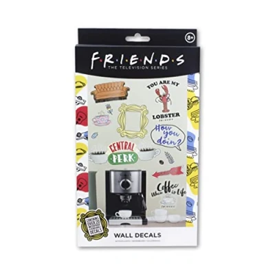 Afbeelding van Paladone Friends TV Show Muurstickers, afneembaar en waterdicht, bevat meer dan 20 stickers