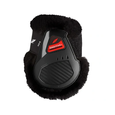 Image de Zandona Protège Boulets Carbon Air Sens Young Comp Noir/Noir Fourrure XL