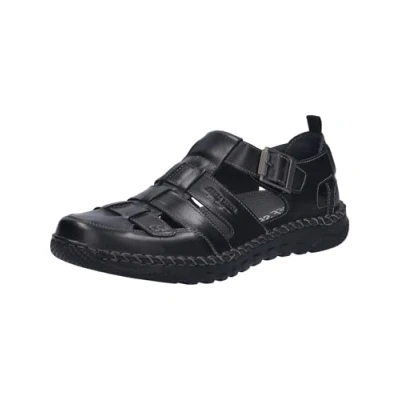 Afbeelding van Josef Seibel Wilson Outdoorsandalen, Heren, Maat: 39, Black Leer
