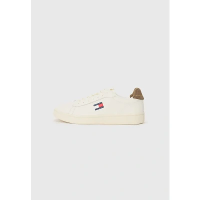 Afbeelding van Tommy Jeans Men&#039;s Archive &#039;98 EM0EM01596 Low Top, White (Ivoire/Homestead), 45 EU, Homestead Blanc Ivoire, EU