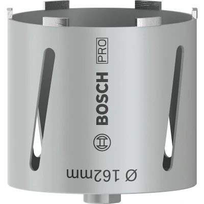 Image de BOSCH 2608587334 carotteuse diamantée pour forage à sec G 1/2&quot; 162 x 150 7 mm, segments