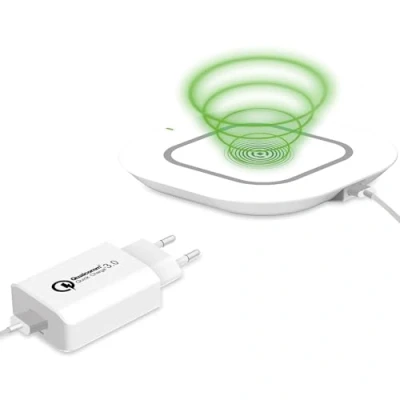 Afbeelding van Celly Wireless Fast Charger KIT 3IN1 White