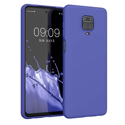 Afbeelding van kwmobile telefoonhoesje geschikt voor Xiaomi Redmi Note 9S / 9 Pro Max Hoesje smartphone Back cover in blauwpaars