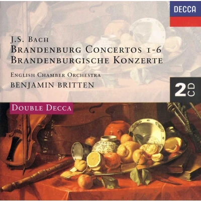 Afbeelding van English Chamber Orchestra, Benjamin Britten Bach: Brandenburg Concertos Etc. (2 CD)
