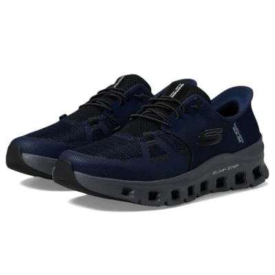 Image de Skechers Baskets Glide Step Pro pour homme, Bleu marine anthracite, 45.5 EU