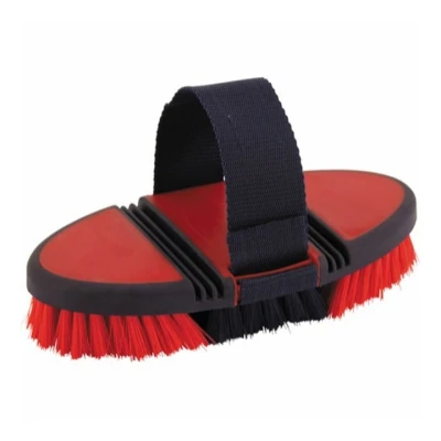 Afbeelding van Horse Guard Rosborstel SoftTouch HG Rood/Marineblauw