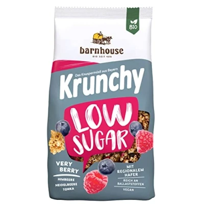 Afbeelding van Barnhouse Krunchy Low Sugar Very Berry Biologisch 375GR