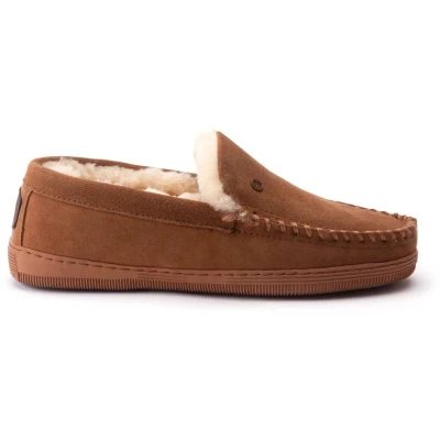 Afbeelding van Warmbat Australia Grizzly Pantoffels, Heren, Maat: 41, Cognac Suède
